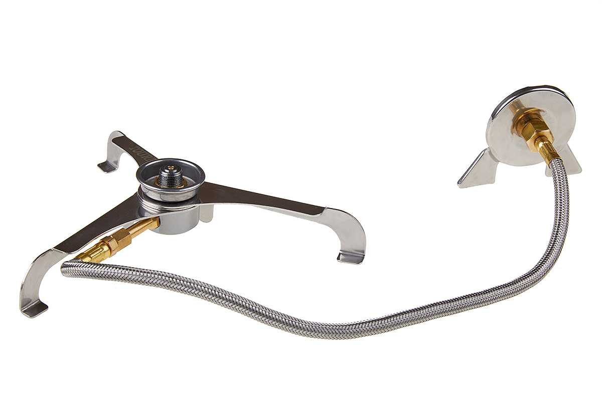 Переходник-тренога с резьбового соединения на цанговое со шлангом